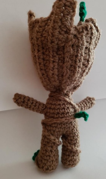 Crochet Groot Inspired Amigurumi - Picture 6 of 7